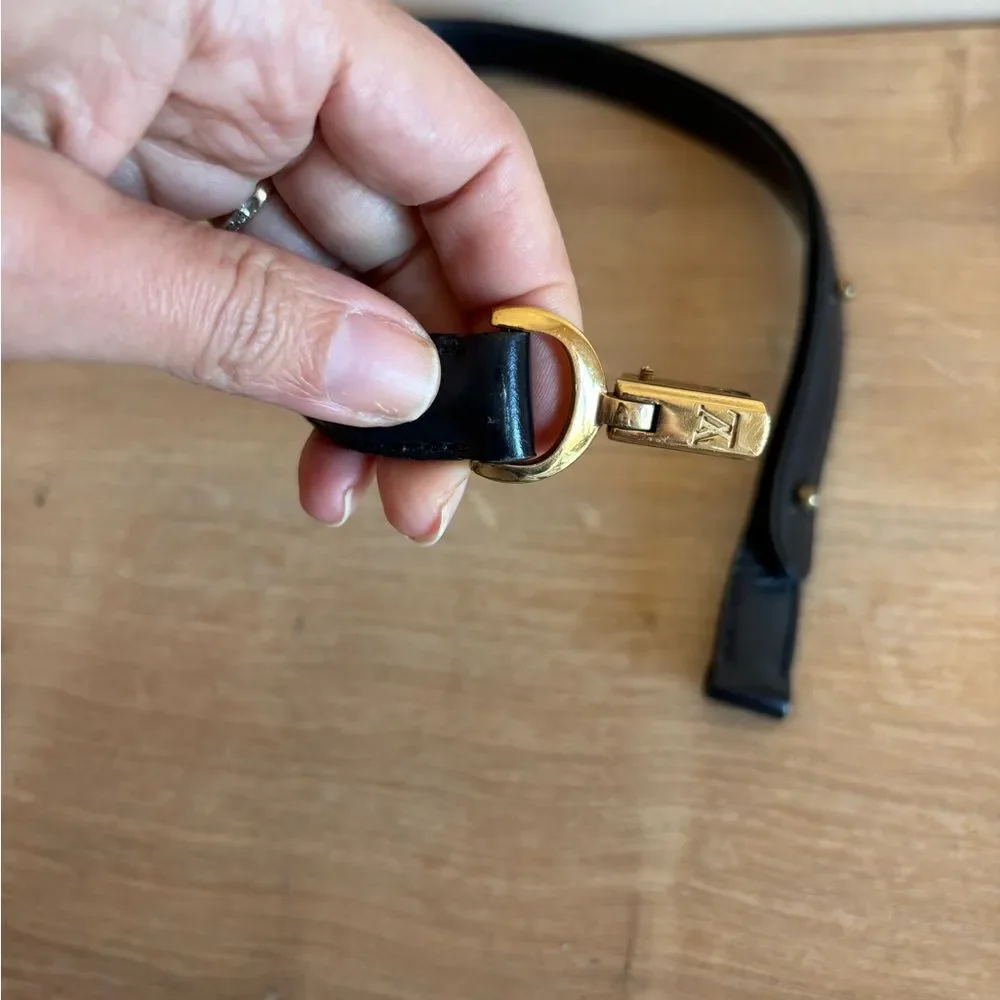 Authentic Louis Vuitton leather strap